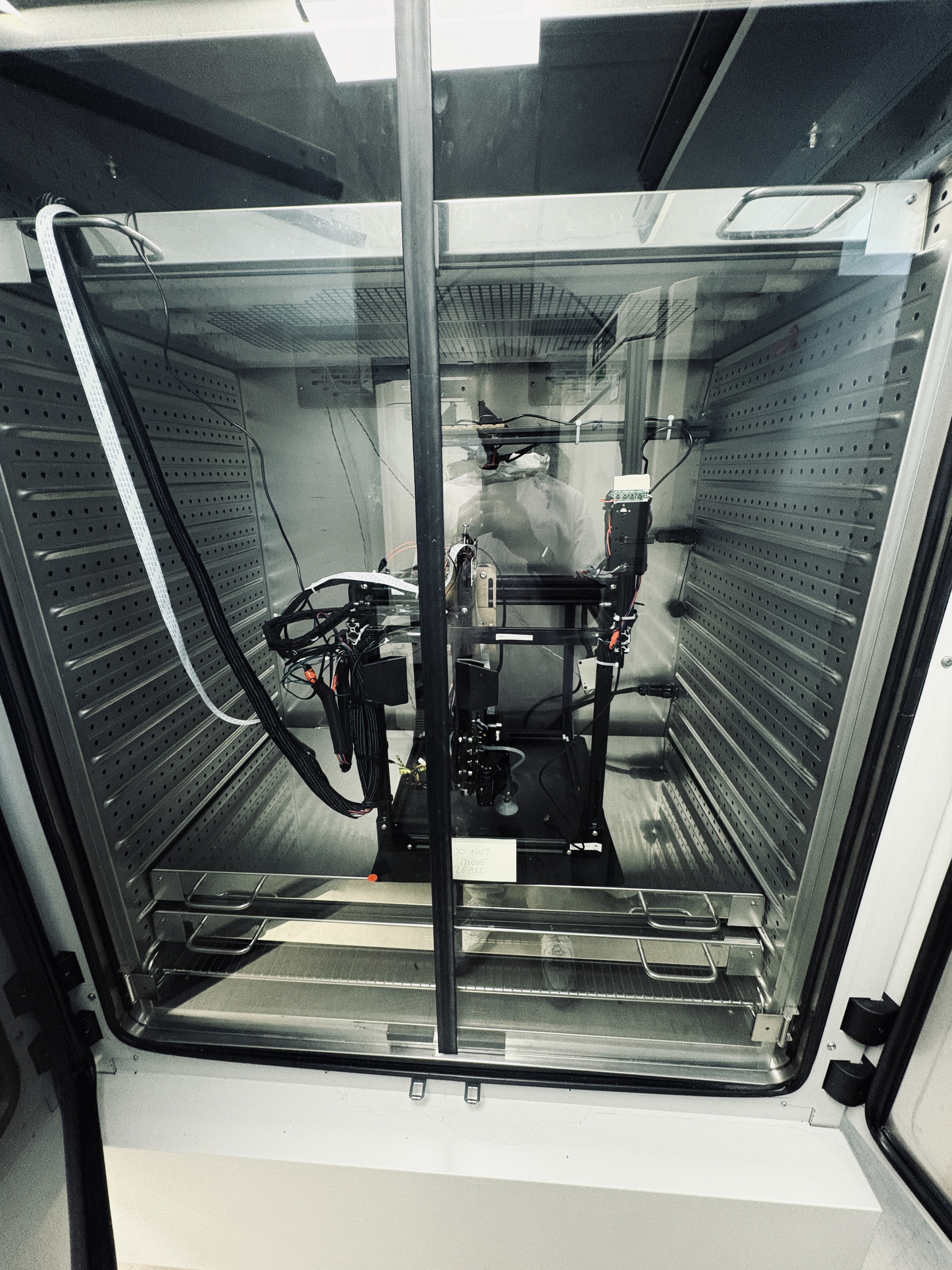 Automator installed inside TSL PGC07 with the chamber door open